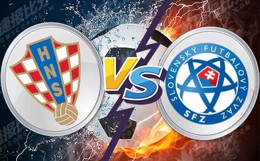 克罗地亚战平斯洛伐克,争夺悬念未解 克罗地亚战平斯洛伐克,争夺悬念未解