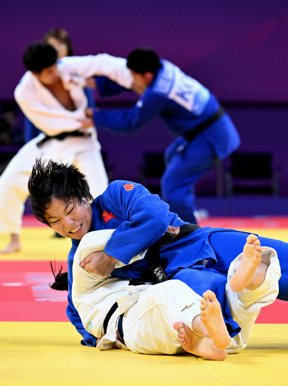 以色列选手在柔道比赛中表现出色