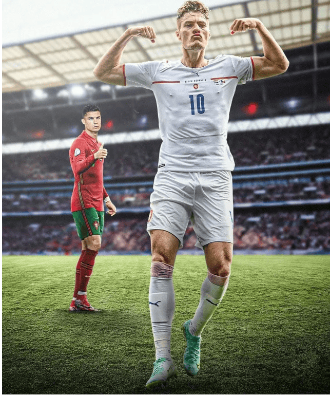 葡萄牙1-0捷克：C罗破荒勇士拼杀进四强。